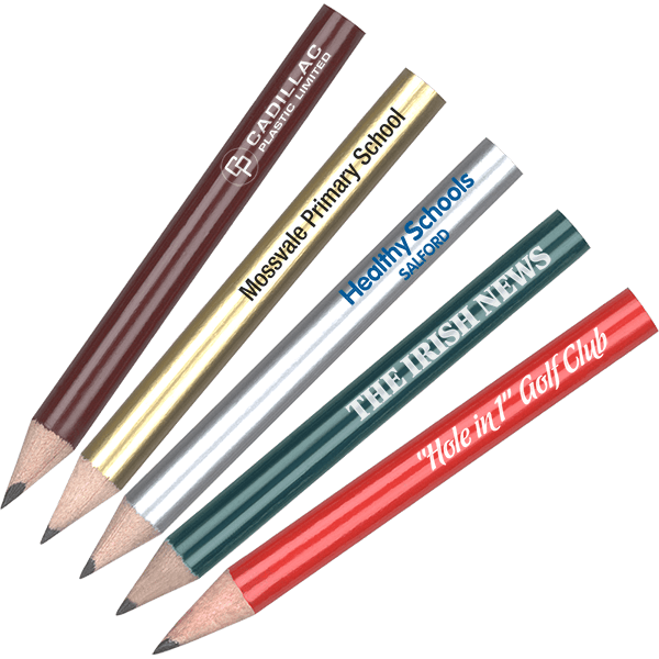 personalised mini pencils