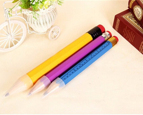 Three size wooden giant pencil