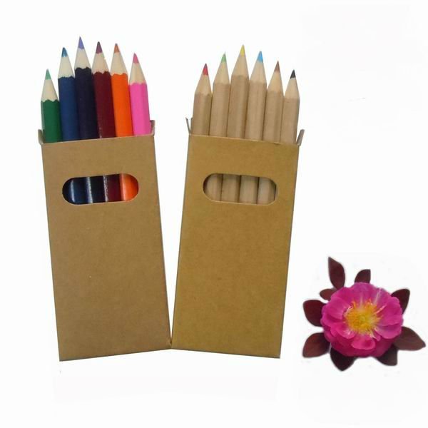 6pcs Wood Color Pencil for promotion