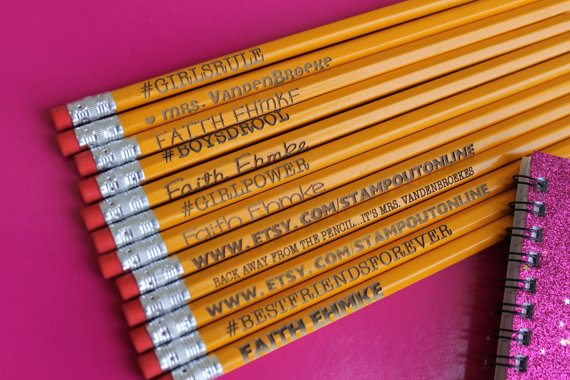 custom hex pencils